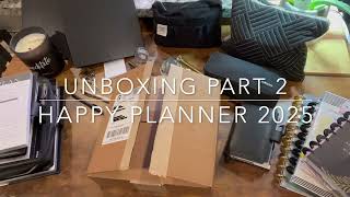 HAPPY PLANNER 2025 UNBOXING HD 1080p [upl. by Barty]