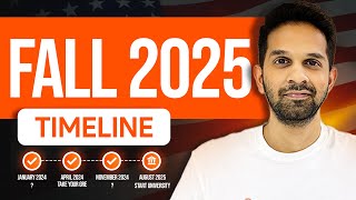 Fall 2025 MS Application Timeline ✅  Your Ultimate Guide 📝 MS in USA 🇺🇸 [upl. by Emixam]