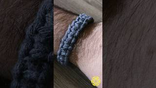 DIY Pulseira de Macramê Tutorial👆 macrame macrametutorial tutorialmacrame diadospais [upl. by Neltiak175]