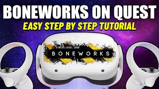 How to play Boneworks on your Quest 2 without a gaming PC [upl. by Rosita564]