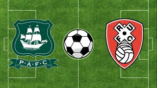 Plymouth Argyle vs Rotherham  EFL Championship 2324  Football Simulation PES 21 [upl. by Jojo914]