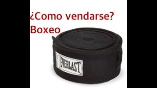 Vendaje para boxeo [upl. by Lever237]