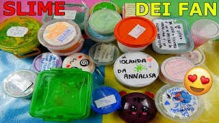 SLIME REGALATI DA VOI APRO SLIME DEI FAN Iolanda Sweets [upl. by Nirehs]