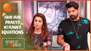 Abhi और Pragya में से कौन सोएगा Bed पर Kumkum Bhagya  Abhi Aur Pragya Ki Funny Equations  Zee Tv [upl. by Neddra]