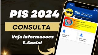 PisPasep 2024 Consulta INFORMAÇÕES ESocial  Quem tem direito ao pis 2024  Calendário PIS 2024 [upl. by Edrea]