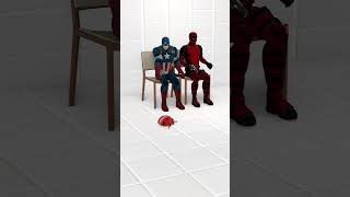 Deadpool vs Captain America  Target Challenge  Marvel Animation [upl. by Akihdar899]