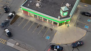 Orillia TD October 21st 2024 OPP Investigation Drone Shots [upl. by Anoiek]