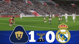 Pumas UNAM vs Real Madrid Trofeo Santiago Bernabéu 2024 Highlights Goals [upl. by Gibrian]