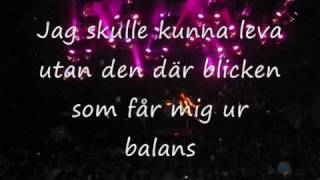 Lars Winnerbäck feat Miss Li  Om du lämnade mig nu lyrics [upl. by Enetsirk]