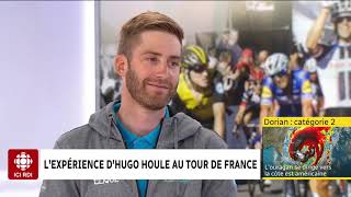 Entrevue avec le cycliste Hugo Houle [upl. by Mccallum]