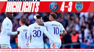 HIGHLIGHTS  PSG 43 TROYES I SOLER MESSI NEYMAR JR amp MBAPPÉ ⚽️ [upl. by Yedsnil]