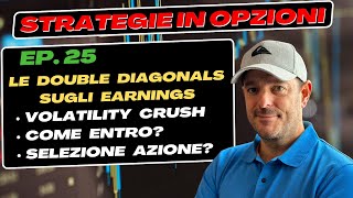 Double Diagonals su Earnings  Strategie in opzioni Ep 25 [upl. by Benkley]