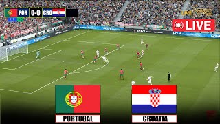 🔴LIVE  Portugal vs Croatia  eFootball PES Gameplay PC [upl. by Ennovahs448]