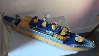 Meccano Set Seven 75 Naval Vessel [upl. by Nnayrrehs]