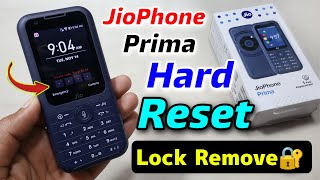 Jio Phone Prima Hard Reset Kaise kare  Jiophone Prima Lock Remove ⚡⚡ [upl. by Geiger]