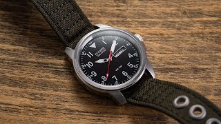 A No Nonsense Field Watch Under 200  Citizen Chandler 37mm [upl. by Odlanar]