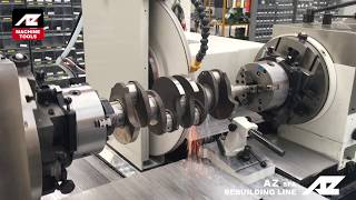 CGA270 Crankshaft grinding machine [upl. by Grados465]