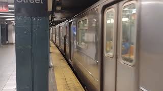 IRT Eastern pkwy line96 St bound R62 2 train departs nevins street [upl. by Reema]