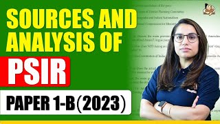 UPSC Mains 2023 PSIR Optional 2023 Paper 1 Analysis  Answer Structures amp Sources [upl. by Eirb]