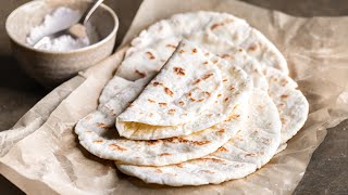 3 Ingredient Flatbread no gluten no yeast no oil  Real Food Healthy Body [upl. by Martineau]