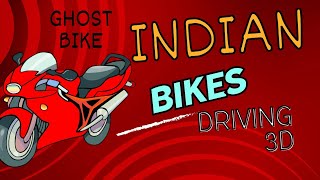 GHOST BIKE IN INDIAN BIKES DRIVING 3D life of cheetah ep 2 [upl. by Esther438]