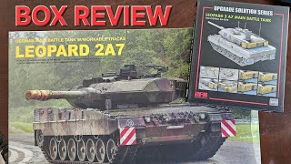 Rye Field Models Leopard 2a7 plus Upgrade kit Box Review Video 98 [upl. by Nallid]