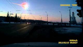 Meteorito en Rusia 77 15022013 [upl. by Enyad]