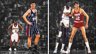 Top 10 Tallest Players In NBA History [upl. by Yenrab]