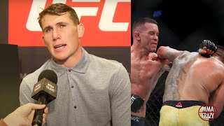 Darren Till predicts Rafael Dos Anjos vs Colby Covington at UFC 225 [upl. by Oivaf]