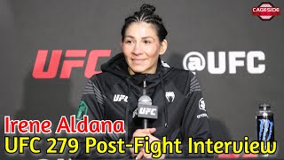 Irene Aldana Practiced Liver Kick From the Ground Wants Amanda Nunes Next  UFC 279 [upl. by Elston589]