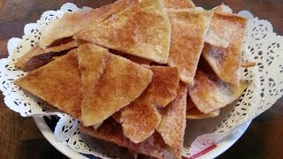 How to make Cinnamon PIta Chips [upl. by Ylerebmik716]