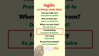 Inglês Aprenda frases mais úteis em inglês para principiantes [upl. by Hayidah]