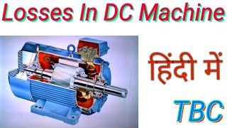 Losses in DC Machine  Types of Losses In DC Machine In Hindi [upl. by Neeli928]