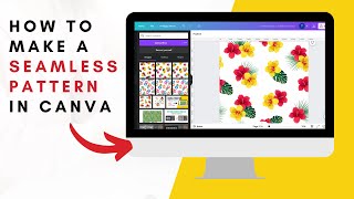 Make a Seamless Pattern in Canva [upl. by Edla]