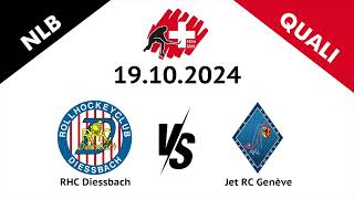 Highlights Rollhockey NLB  RHC Diessbach II vs Jet RC Genève [upl. by Lelah]