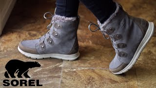 SOREL Womens Explorer Joan Boot [upl. by Yasmeen]