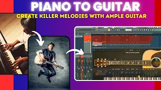 How to create KILLER GUITAR LEADS from Piano Melodies [upl. by Assi]