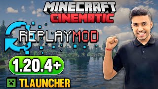 HOW TO DOWNLOAD amp INSTALL REPLAY MOD IN MINECRAFT 1204 TLAUNCHER FREE [upl. by Anitsihc]