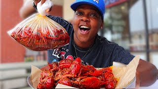 SPICY LOUISIANA CRAWFISH • SEAFOOD BOIL MUKBANG [upl. by Repard830]