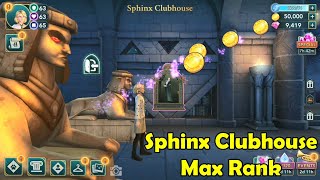 Sphinx Clubhouse Max Level Hogwarts Mystery Sphinx Quizzes [upl. by Screens]