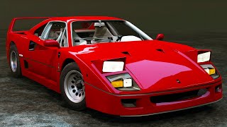 Ferrari F40 Mod For BeamNG Is It Any Good [upl. by Ydaf]