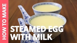 How to make Steamed Egg With Milk quot鮮奶燉蛋quot — Recipe by Plated Asia [upl. by Koslo]