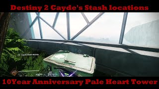 Destiny 2 10th Year Anniversary  Caydes Stash Locations [upl. by Demetri]