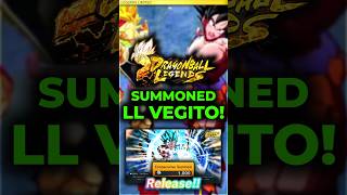 INSANE LUCK SUMMONED LL VEGITO BLUE 2ND SUMMON 🔥 [upl. by Laurentium]