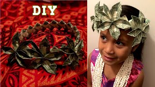 MONEY CROWN TUTORIAL  D I Y  Graduation Time [upl. by Eeryn]