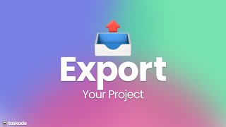 How to Export Your Projects From Taskade 📤 [upl. by Ragan]