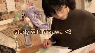 STUDY WITH ME  Aizawa Cosplay  15 Minutes [upl. by Eruot]