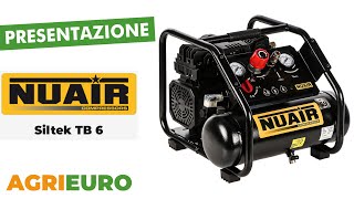 Presentazione del Compressore aria elettrico Nuair Siltek TB 6 [upl. by Rizika]