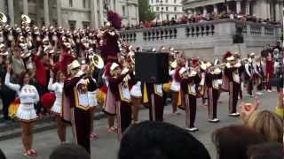 USC Trojan Marching Band in London [upl. by Hakeber]