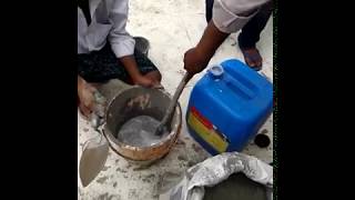 How to do Terrace waterproofing using Algicoat RC104 Contact No92465094229246365055 [upl. by Pahl870]